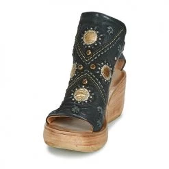 Chaussures Femme Sandales et Nu-pieds Airstep / A.S.98 NOA Noir -Sandales Soldes Boutique 4833501 500 C