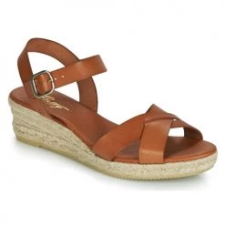 Chaussures Femme Sandales et Nu-pieds Betty London GIORGIA Camel