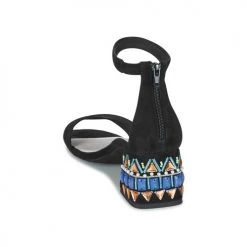 Chaussures Femme Sandales et Nu-pieds Jeffrey Campbell FERO Noir -Sandales Soldes Boutique 4923180 500 E