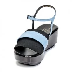 Chaussures Femme Sandales et Nu-pieds Robert Clergerie PODDY Noir / Bleu -Sandales Soldes Boutique 4923233 500 C