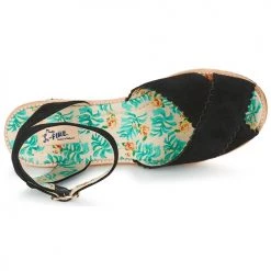 Chaussures Femme Sandales et Nu-pieds Miss L'Fire MARCIE Noir -Sandales Soldes Boutique 4923627 500 F