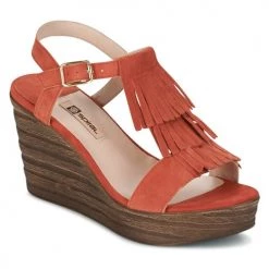 Chaussures Femme Sandales et Nu-pieds Spiral CARLA Orange