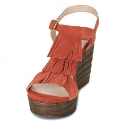 Chaussures Femme Sandales et Nu-pieds Spiral CARLA Orange -Sandales Soldes Boutique 4926673 500 C