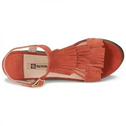 Chaussures Femme Sandales et Nu-pieds Spiral CARLA Orange -Sandales Soldes Boutique 4926673 500 F