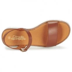 Chaussures Fille Sandales et Nu-pieds Citrouille et Compagnie GLAPOTTI Camel -Sandales Soldes Boutique 4973578 500 F