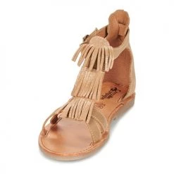Chaussures Fille Sandales et Nu-pieds Citrouille et Compagnie GAMELA Camel -Sandales Soldes Boutique 4973630 500 C