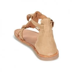 Chaussures Fille Sandales et Nu-pieds Citrouille et Compagnie GAMELA Camel -Sandales Soldes Boutique 4973630 500 E
