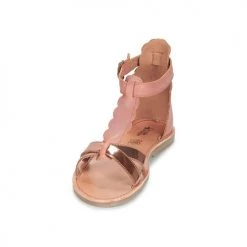 Chaussures Fille Sandales et Nu-pieds Citrouille et Compagnie GUBUDU Rose / Doré -Sandales Soldes Boutique 4973636 500 C