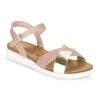 Chaussures Femme Sandales et Nu-pieds Casual Attitude GIFA Rose / Or