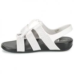 Chaussures Femme Sandales et Nu-pieds FitFlop GLADDIE LACEUP SANDAL Blanc -Sandales Soldes Boutique 5168083 500 D