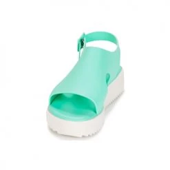 Chaussures Femme Sandales et Nu-pieds Melissa HOTNESS Vert / blanc 8 Chaussures Femme Sandales et Nu-pieds Melissa HOTNESS Vert / blanc -Sandales Soldes Boutique 6070650 500 C