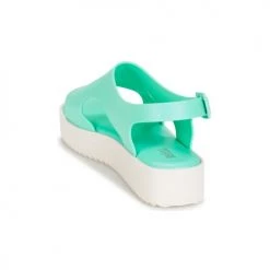 Chaussures Femme Sandales et Nu-pieds Melissa HOTNESS Vert / blanc 10 Chaussures Femme Sandales et Nu-pieds Melissa HOTNESS Vert / blanc -Sandales Soldes Boutique 6070650 500 E
