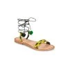 Chaussures Femme Sandales et Nu-pieds Lola Espeleta EDWINA Vert / Jaune / Noir