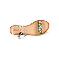 Chaussures Femme Sandales et Nu-pieds Lola Espeleta EDWINA Vert / Argenté -Sandales Soldes Boutique 6156050 500 F