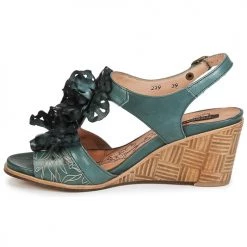 Chaussures Femme Sandales et Nu-pieds Neosens NOAH Vert -Sandales Soldes Boutique 648782 500 D