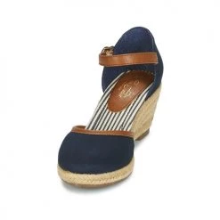 Chaussures Femme Sandales et Nu-pieds Tom Tailor ESKIM Marine -Sandales Soldes Boutique 6626221 500 C