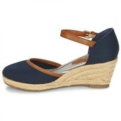 Chaussures Femme Sandales et Nu-pieds Tom Tailor ESKIM Marine -Sandales Soldes Boutique 6626221 500 D