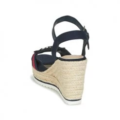 Chaussures Femme Sandales et Nu-pieds Tom Tailor CRYSTYA Marine -Sandales Soldes Boutique 6626226 500 E