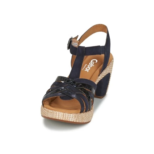 Chaussures Femme Sandales et Nu-pieds Gabor MASTIAR Marine 3 Chaussures Femme Sandales et Nu-pieds Gabor MASTIAR Marine – Image 3