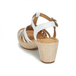 Chaussures Femme Sandales et Nu-pieds Gabor MASTIAR Blanc / Argent -Sandales Soldes Boutique 6644705 500 E