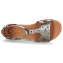 Chaussures Femme Sandales et Nu-pieds Clarks UN REISEL MARA Argenté -Sandales Soldes Boutique 6751207 500 F