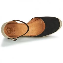 Chaussures Femme Sandales et Nu-pieds Unisa CISCA Noir -Sandales Soldes Boutique 6763613 500 F