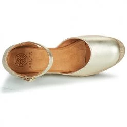 Chaussures Femme Sandales et Nu-pieds Unisa CISCA Doré -Sandales Soldes Boutique 6763614 500 F