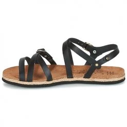 Chaussures Femme Sandales et Nu-pieds Casual Attitude ILMEM Noir -Sandales Soldes Boutique 6795704 500 D