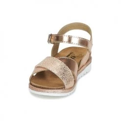 Chaussures Fille Sandales et Nu-pieds Citrouille et Compagnie GAUFRETTE Bronze -Sandales Soldes Boutique 6796463 500 C