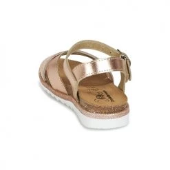 Chaussures Fille Sandales et Nu-pieds Citrouille et Compagnie GAUFRETTE Bronze -Sandales Soldes Boutique 6796463 500 E
