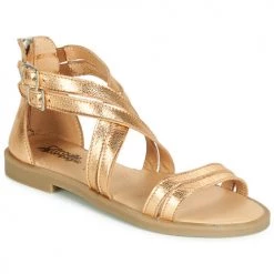 Chaussures Fille Sandales et Nu-pieds Citrouille et Compagnie IMOURAT Doré