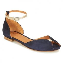 Chaussures Femme Sandales et Nu-pieds Emma Go JULIETTE Marine / Doré