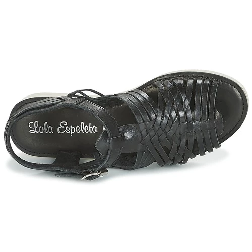 Chaussures Femme Sandales et Nu-pieds Lola Espeleta PISTACHE Noir 6 Chaussures Femme Sandales et Nu-pieds Lola Espeleta PISTACHE Noir – Image 6