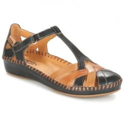 Chaussures Femme Sandales et Nu-pieds Pikolinos P. VALLARTA 655 Marine / Camel