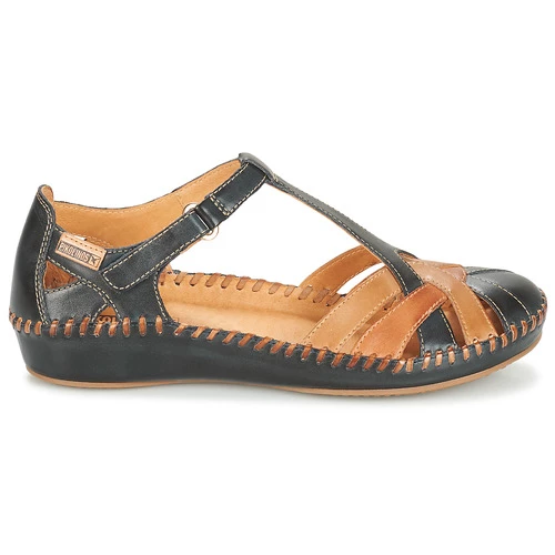 Chaussures Femme Sandales et Nu-pieds Pikolinos P. VALLARTA 655 Marine / Camel 2 Chaussures Femme Sandales et Nu-pieds Pikolinos P. VALLARTA 655 Marine / Camel – Image 2