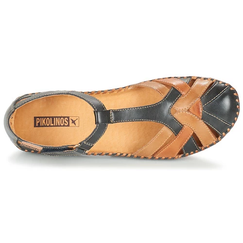 Chaussures Femme Sandales et Nu-pieds Pikolinos P. VALLARTA 655 Marine / Camel 6 Chaussures Femme Sandales et Nu-pieds Pikolinos P. VALLARTA 655 Marine / Camel – Image 6