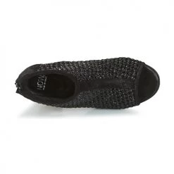 Chaussures Femme Sandales et Nu-pieds Now RAFFIA Noir -Sandales Soldes Boutique 6803645 500 F