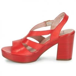 Chaussures Femme Sandales et Nu-pieds Wonders JOPERJO Rouge -Sandales Soldes Boutique 6816787 500 D