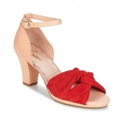 Chaussures Femme Sandales et Nu-pieds Miss L'Fire EVIE Rouge / Rose