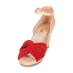 Chaussures Femme Sandales et Nu-pieds Miss L'Fire EVIE Rouge / Rose -Sandales Soldes Boutique 6834849 500 C