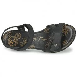 Chaussures Femme Sandales et Nu-pieds Panama Jack JULIA Noir -Sandales Soldes Boutique 6839547 500 F