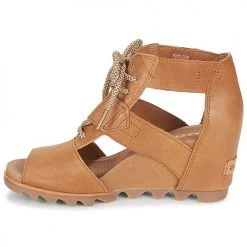 Chaussures Femme Sandales et Nu-pieds Sorel JOANIE LACE Marron -Sandales Soldes Boutique 6841373 500 D