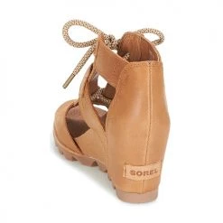 Chaussures Femme Sandales et Nu-pieds Sorel JOANIE LACE Marron -Sandales Soldes Boutique 6841373 500 E