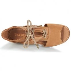 Chaussures Femme Sandales et Nu-pieds Sorel JOANIE LACE Marron -Sandales Soldes Boutique 6841373 500 F