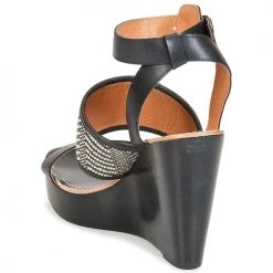 Chaussures Femme Sandales et Nu-pieds Mellow Yellow SAUBELLE Noir -Sandales Soldes Boutique 689342 500 E