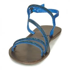 Chaussures Femme Sandales et Nu-pieds Les Petites Bombes NELLY Bleu -Sandales Soldes Boutique 6948754 500 C