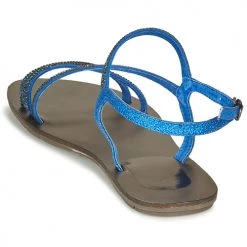 Chaussures Femme Sandales et Nu-pieds Les Petites Bombes NELLY Bleu -Sandales Soldes Boutique 6948754 500 E