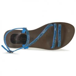 Chaussures Femme Sandales et Nu-pieds Les Petites Bombes NELLY Bleu -Sandales Soldes Boutique 6948754 500 F