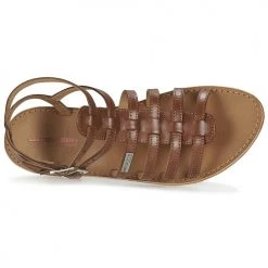 Chaussures Femme Sandales et Nu-pieds Les Tropéziennes par M Belarbi HIC Tan -Sandales Soldes Boutique 6951157 500 F