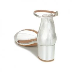Chaussures Femme Sandales et Nu-pieds Betty London INNAMATA Argenté -Sandales Soldes Boutique 6965058 500 E